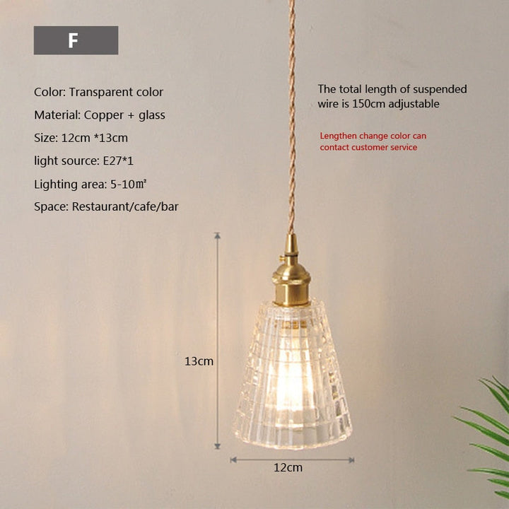 Skanto | Nordisk Brilliance Gjennomsiktig Glass Pendellampe