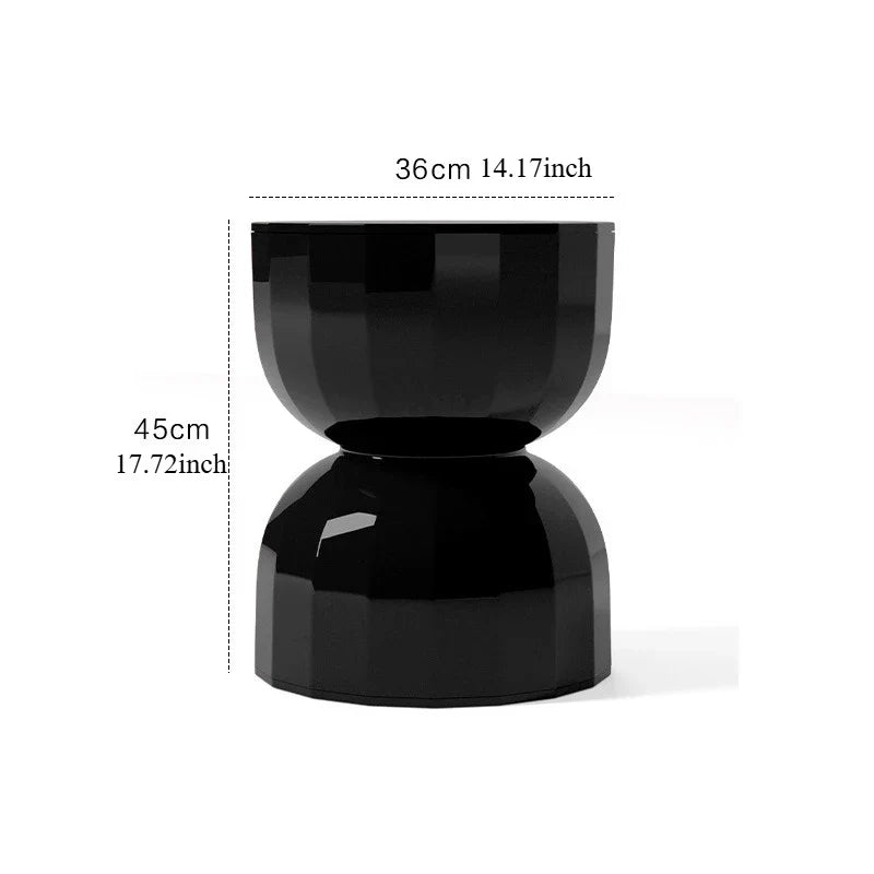 Skanto | Skandinavisk timeglass sidebord med kreativ design