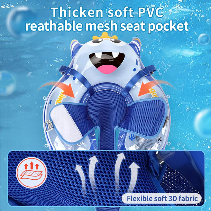 Skanto | Baby svømmering AquaBear | Sikker svømme moro for babyer | For 6–36 måneder | Miljøvennlig PVC