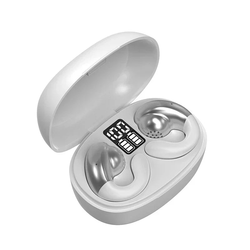 Super Lett Benledning Bluetooth Trådløse Sport Ørepropper Hodetelefoner Skanto