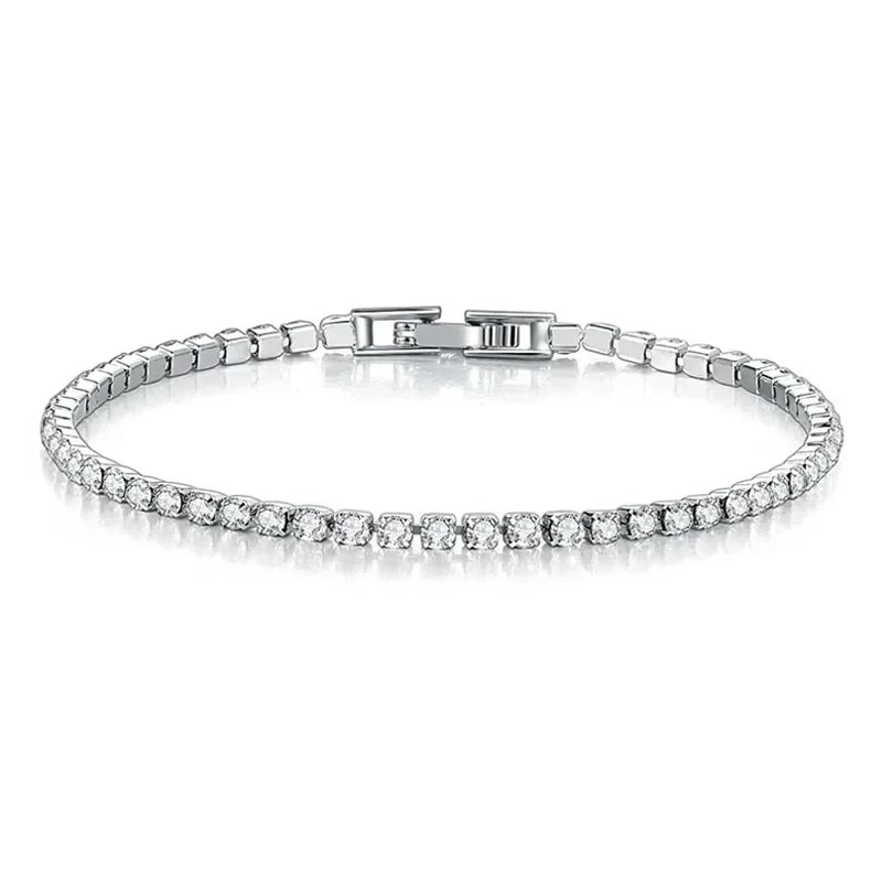 Skanto | Tennisarmbånd – Skinne med holdning: Eleganse i sterling sølv og hip-hop stil!