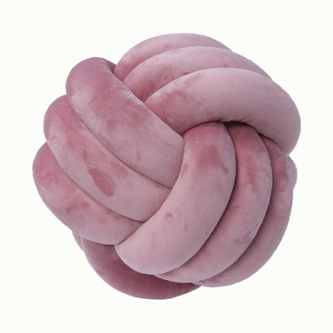 Plush Knot Cushion (Velour) | Skanto