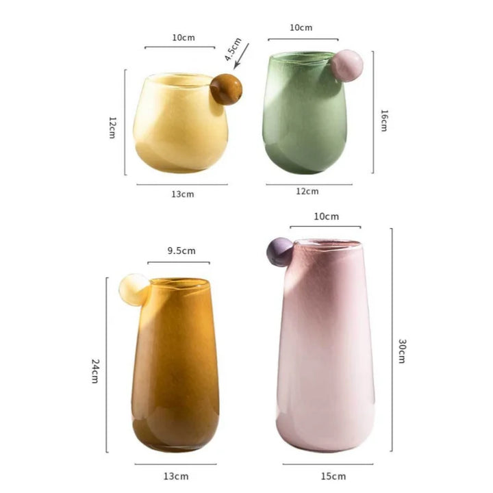 Globe Glass Chubby Vase | Skanto