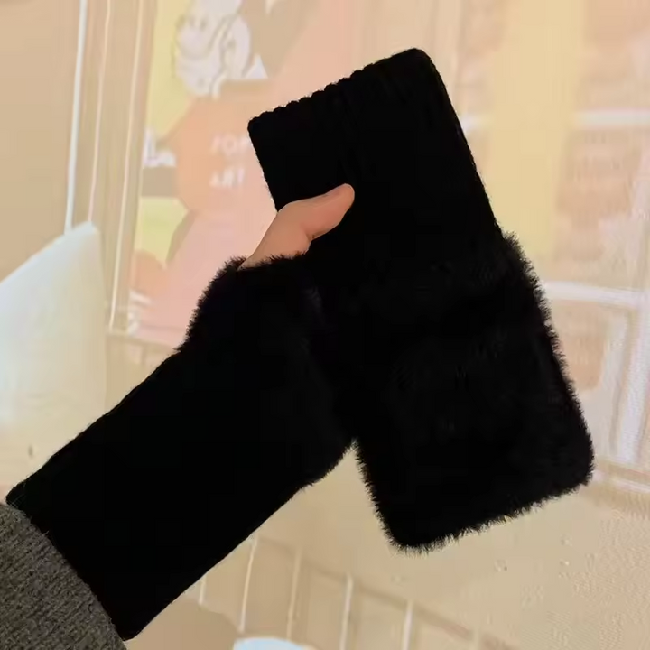 Skanto | Unisex Fleece Fingervotter – Varme, Myke og Fungerende