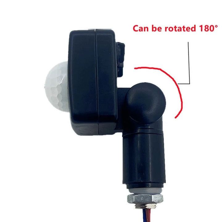 Skanto | Bevegelsessensor LumaGuard PIR | IP65 Vanntett | 85–265V | Justerbar LED-bryter og skumringssensor