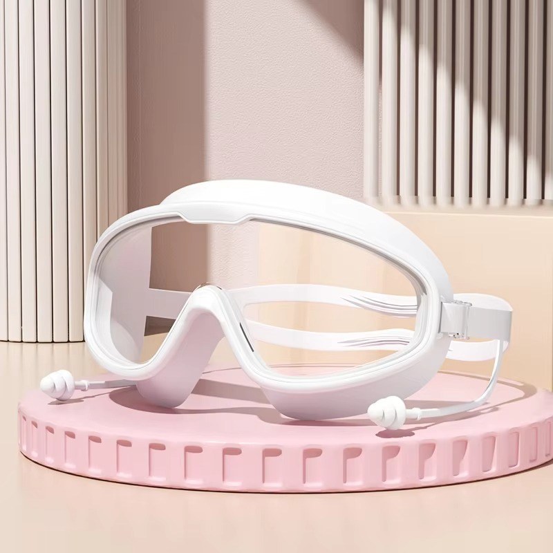 Schwimmbrille für Erwachsene mit Antibeschlagbeschichtung – Stilvolle, UV-schützende Schwimmbekleidung mit auslaufsicherer Passform