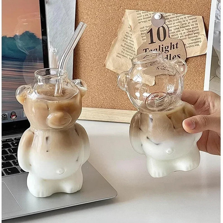Skanto | Happy Bear Glass Kaffeekrus