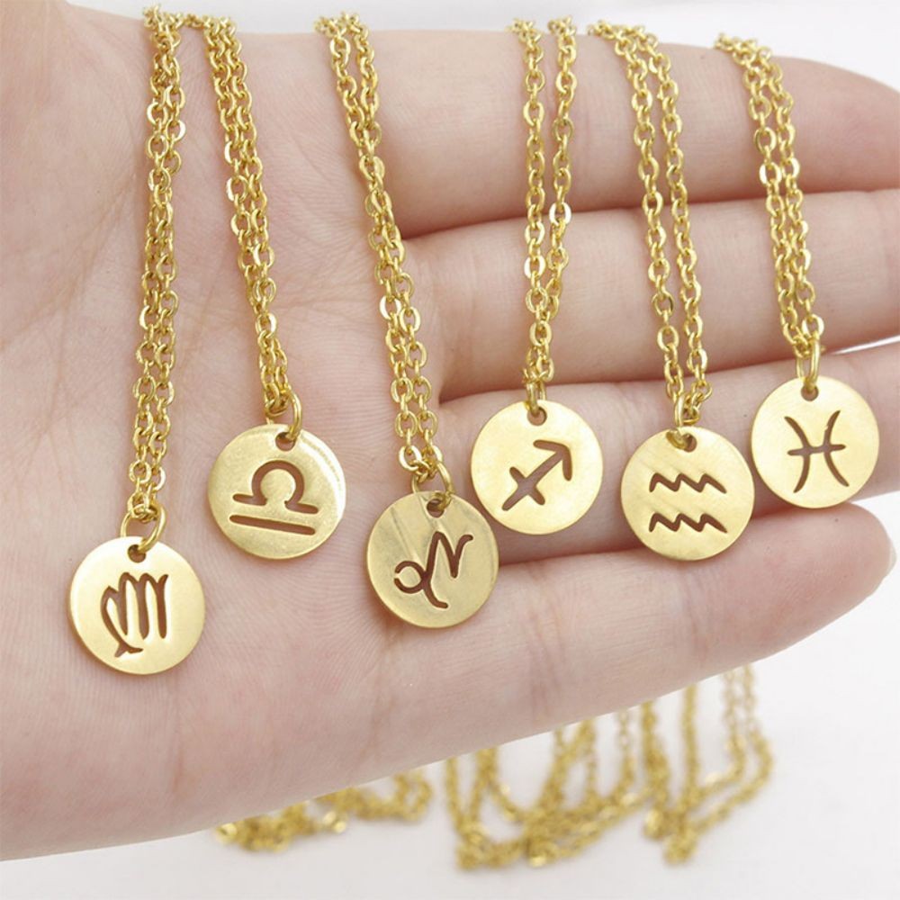 Zodiac Necklace | Bærekraftig rustfritt stål, forblir strålende! Skanto