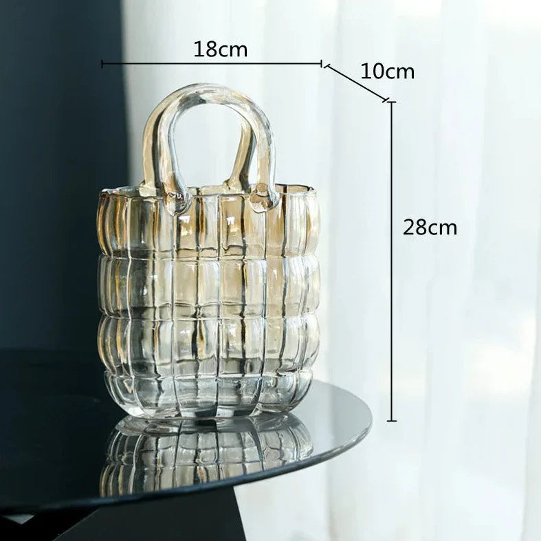Glass Bag Vase | Skanto