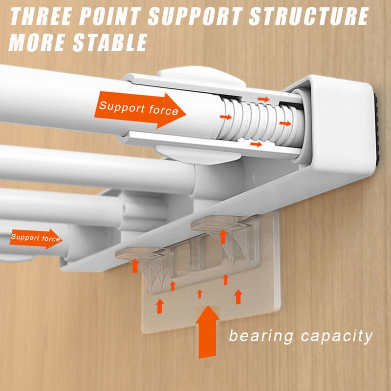 Selvheftende Closet Wizard Hylle Støtte Bracket | Skanto
