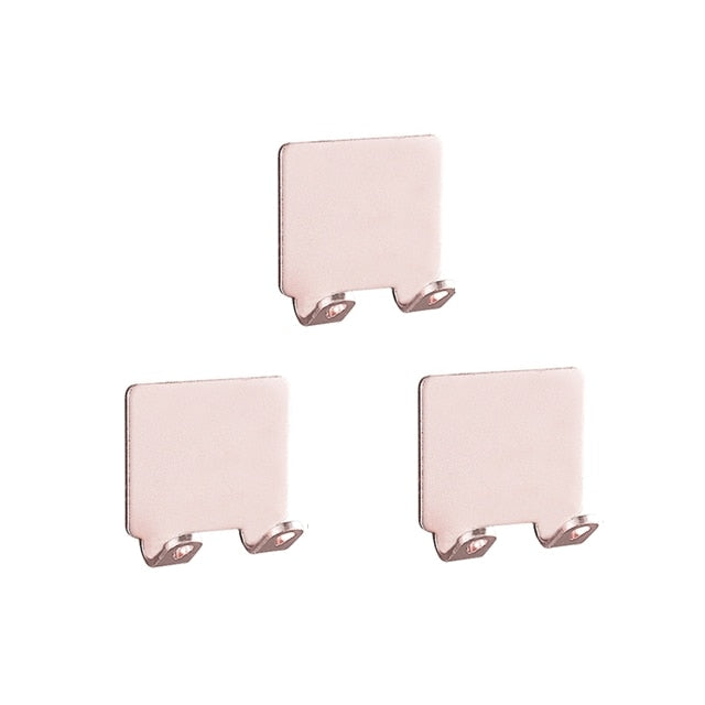 Skanto | Punch-fri Razor Holder Oppbevaringskrok (1/2/3 Biter) - Veggmontert Barberhylle for Menn til Badet