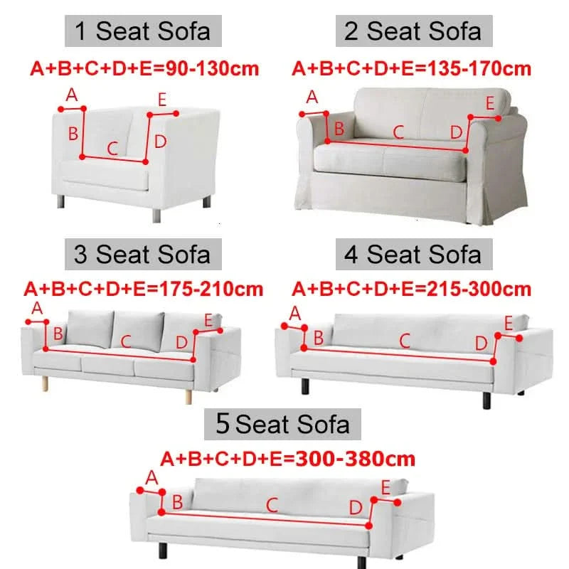 Skanto | CushionWrap - Elastisk, halkefri sofatrekk
