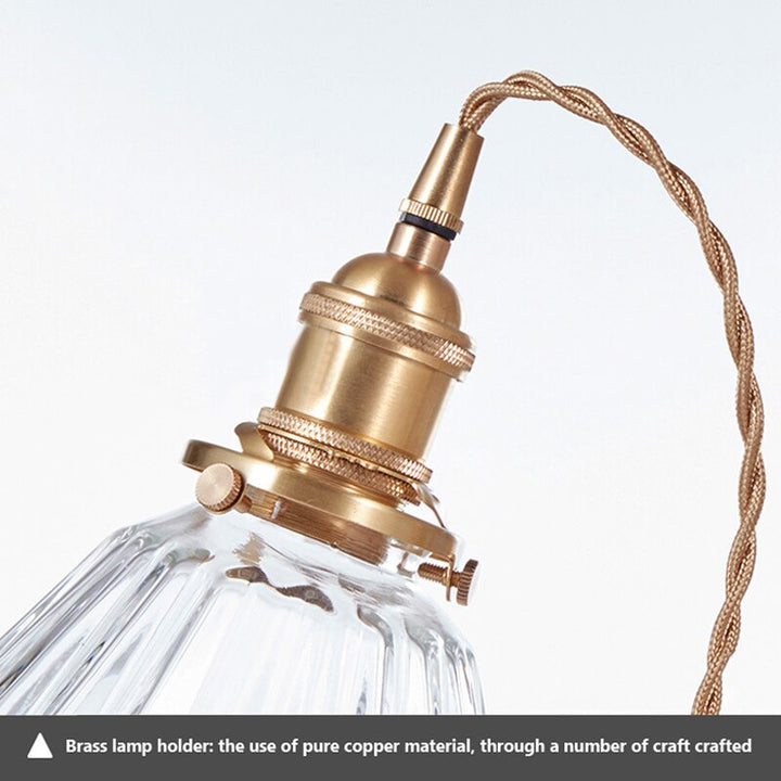 Skanto | Nordisk Brilliance Gjennomsiktig Glass Pendellampe