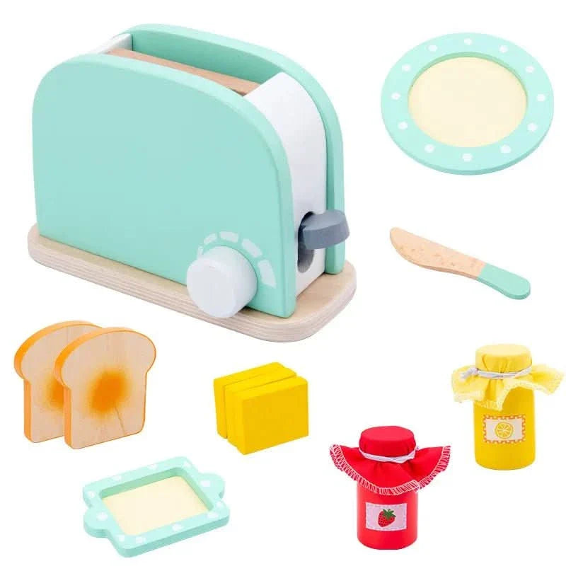 Skanto | Premium tre leke kjøkken med blender, brødrister & kaffemaskin