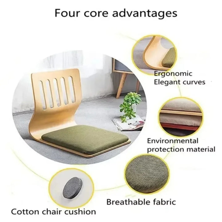 Skanto | Justerbar japansk tatami avslapningsstol uten ben