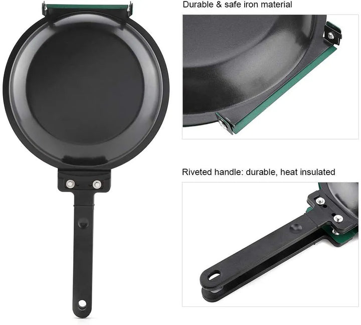 Skanto | Dobbeltsidig Stekepanne med Non-Stick Belegg