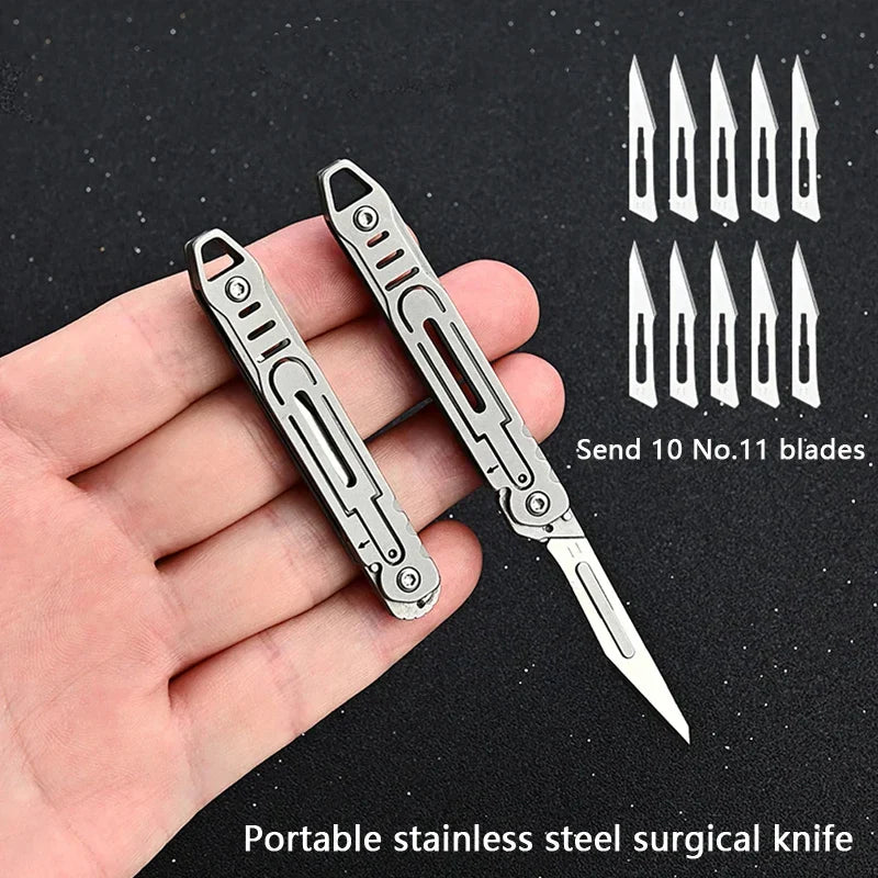 Skanto | Utbyttbare blader Faltbar EDC-kniv