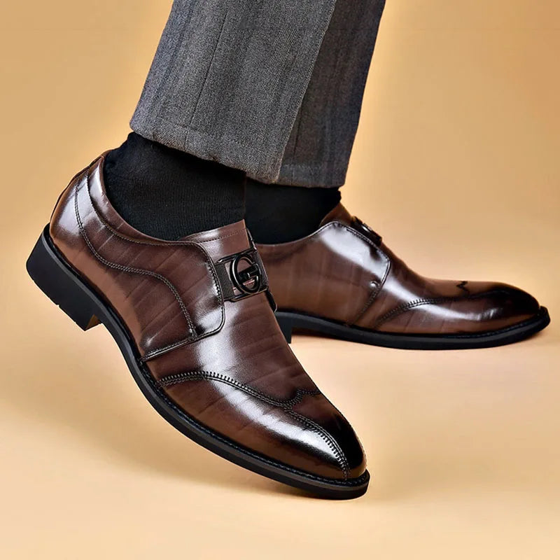 Herresko i skinn Stilige herresko Spisse oxfordsko i skinn til bryllup Herresko i skinn Kontorsko til herre