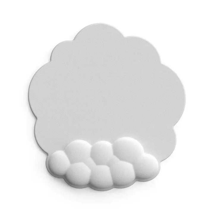 Skanto | Cloud Memory Foam Musmatte med Håndleddstøtte - Anti-Sklisikker Kontor- og Gaming Tastaturstøtte
