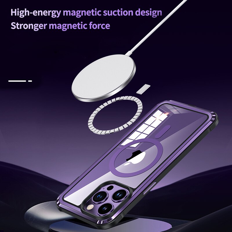 Skanto | Magic Armor Magnetisk Lading iPhone Etui