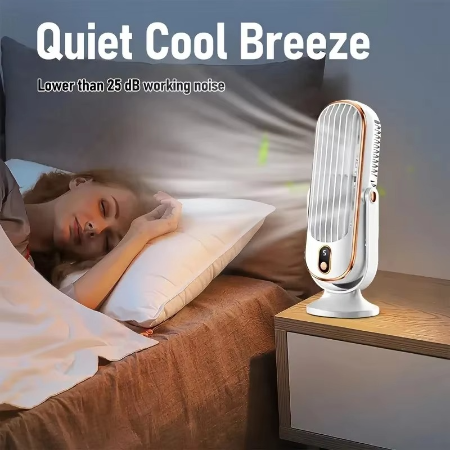 Kompakter, leistungsstarker, tragbarer Tischventilator – USB-aufladbar