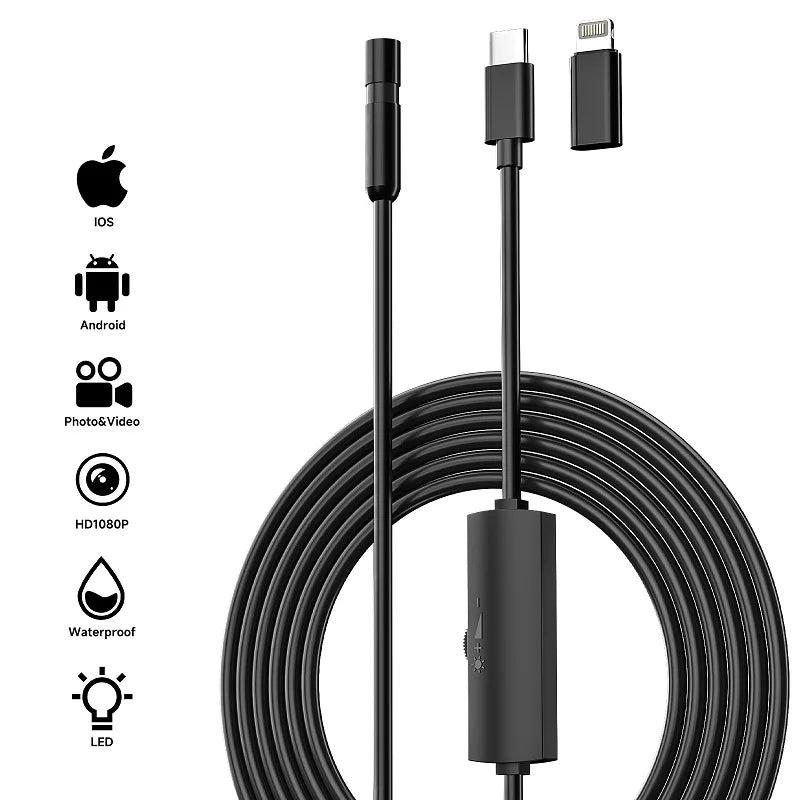 Skanto | USB Endoskop Vanntett Inspeksjonskamera