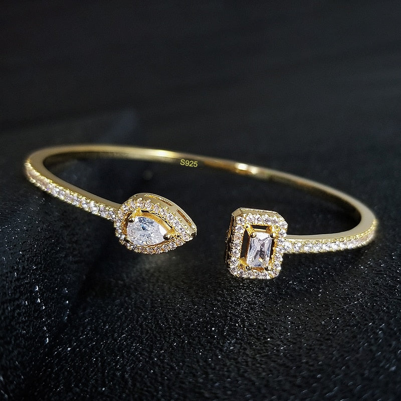 Skanto | Kjærlighet Designer Luksus Sommerfugl Justerbar Åpen Armbånd