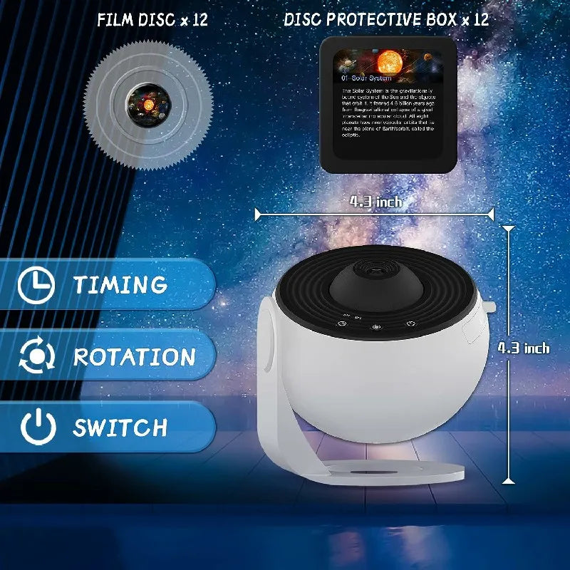Skanto | 360° Planetarium Prosjektor | Forbedret Avslapning og Stressreduksjon