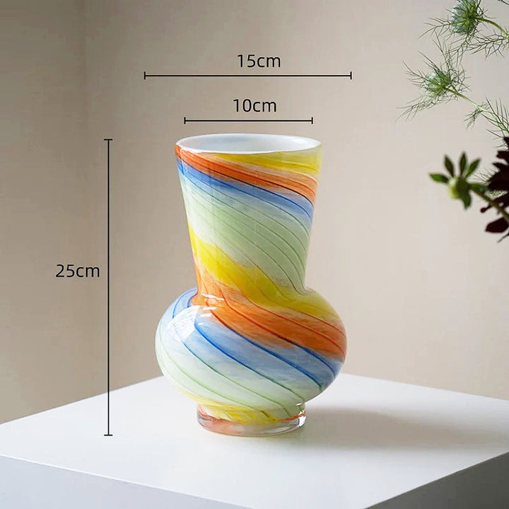 Regnbue Chubby Vase | Skanto