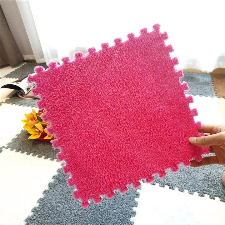 DIY Vinter Plush Puslespill Matte | Skanto