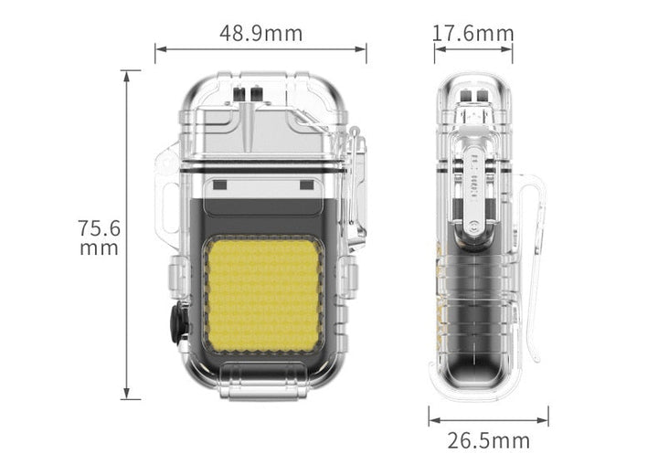 Skanto | Plasma Power oppladbar gjennomsiktig lighter