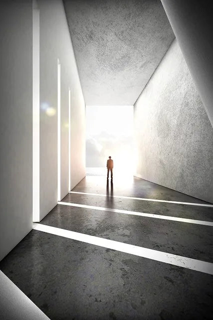 Moderne Geometriske Arkitektoniske Landskaps Veggkunst Fine Art Lerret Utskrifter Bilder For Studio Hjemme Kontor Entré Inspirerende Kunst Dekor | Skanto