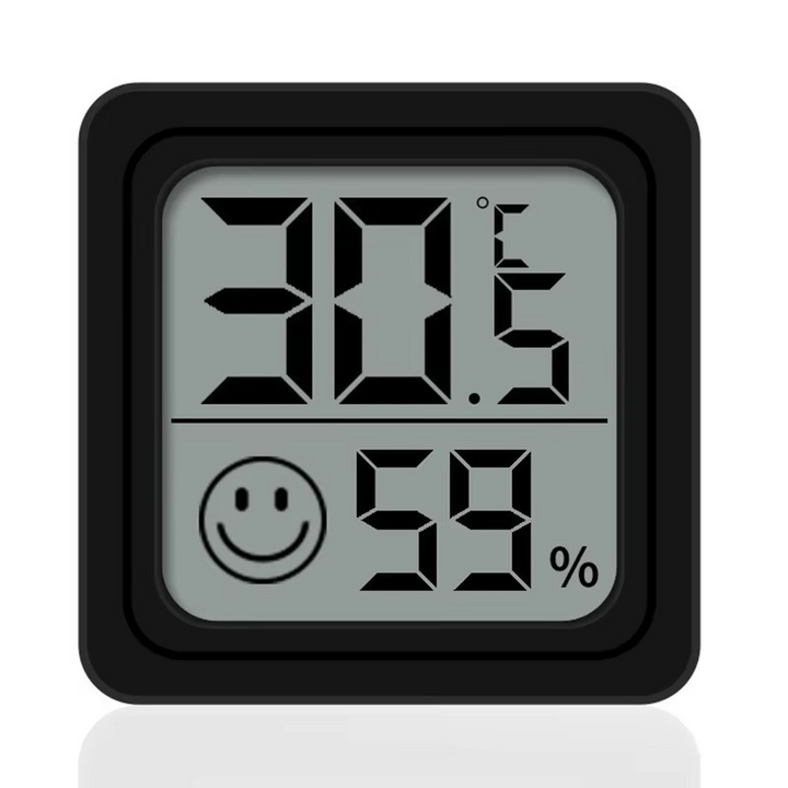 Skanto | Innendørs LCD Digital Termometer og Hygrometer med Temperatur- og Luftfuktighetsensor