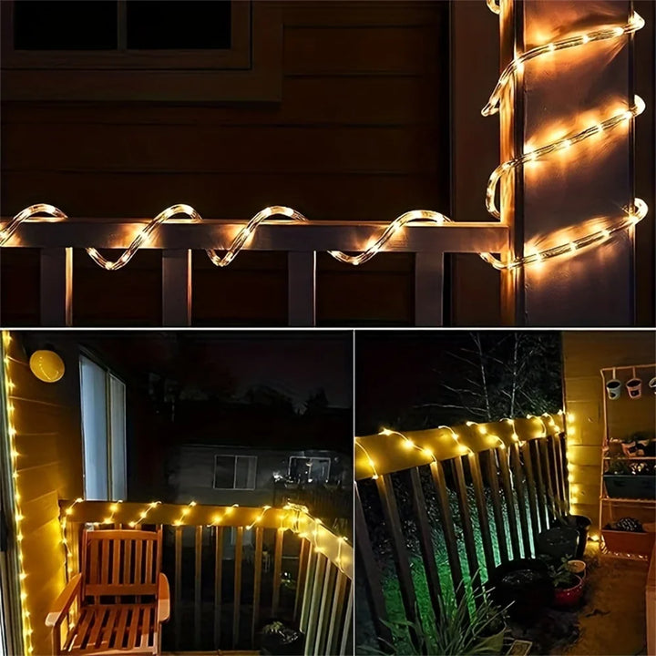 Solar Vanntett LED Seil Lys Skanto