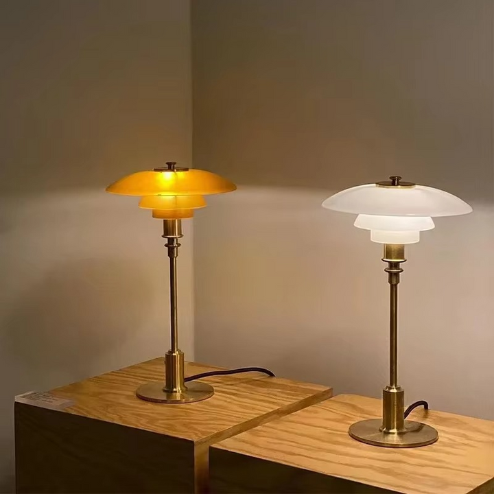 Skanto | Retro Design Glass Bordlampe