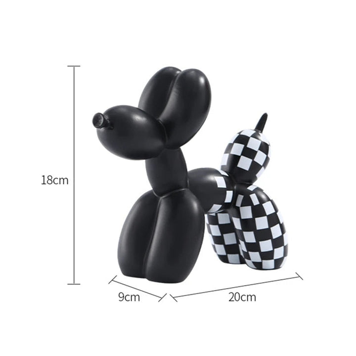 Skanto | Luksuriøs hjemmedekor, ballonghund dekorasjon, kontorbordtilbehør, dyre dekor, moderne populær kunst, nordiske statuer