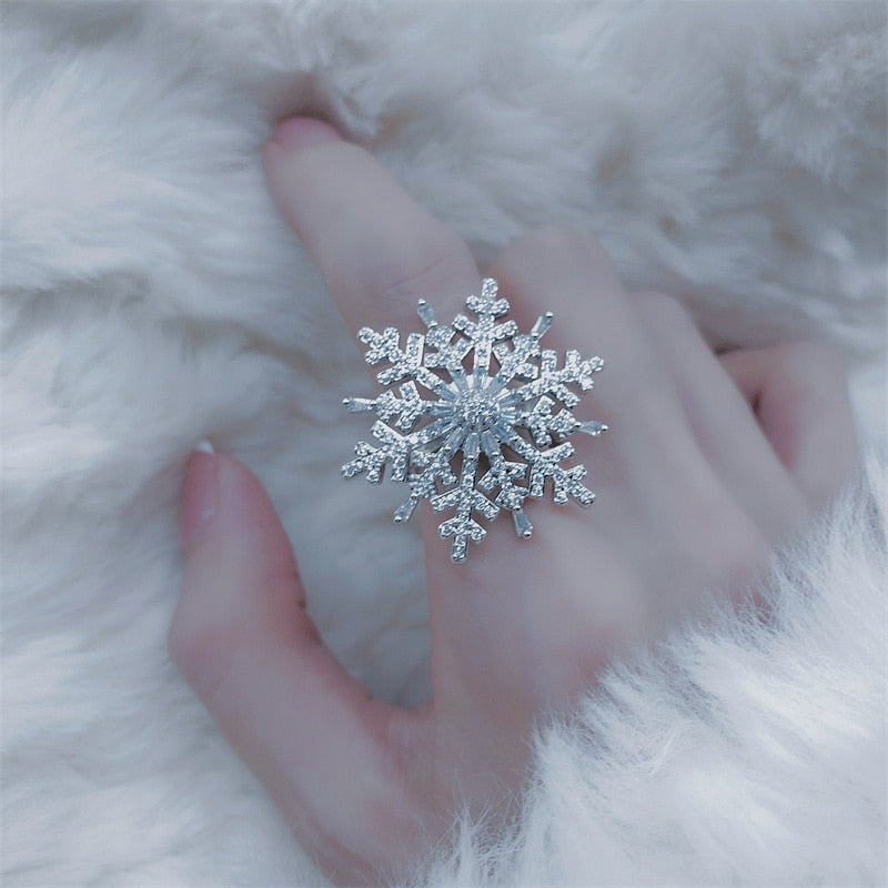 Skanto | Vinter Snøfnugg Roterende Ring