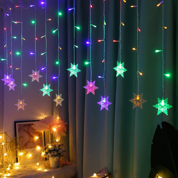 LED Fairy Snøfnugg Lys | Skanto