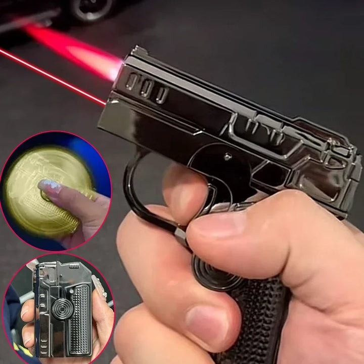 Foldbar Dual-Form Pistolformet Vindproof Lighter | Skanto