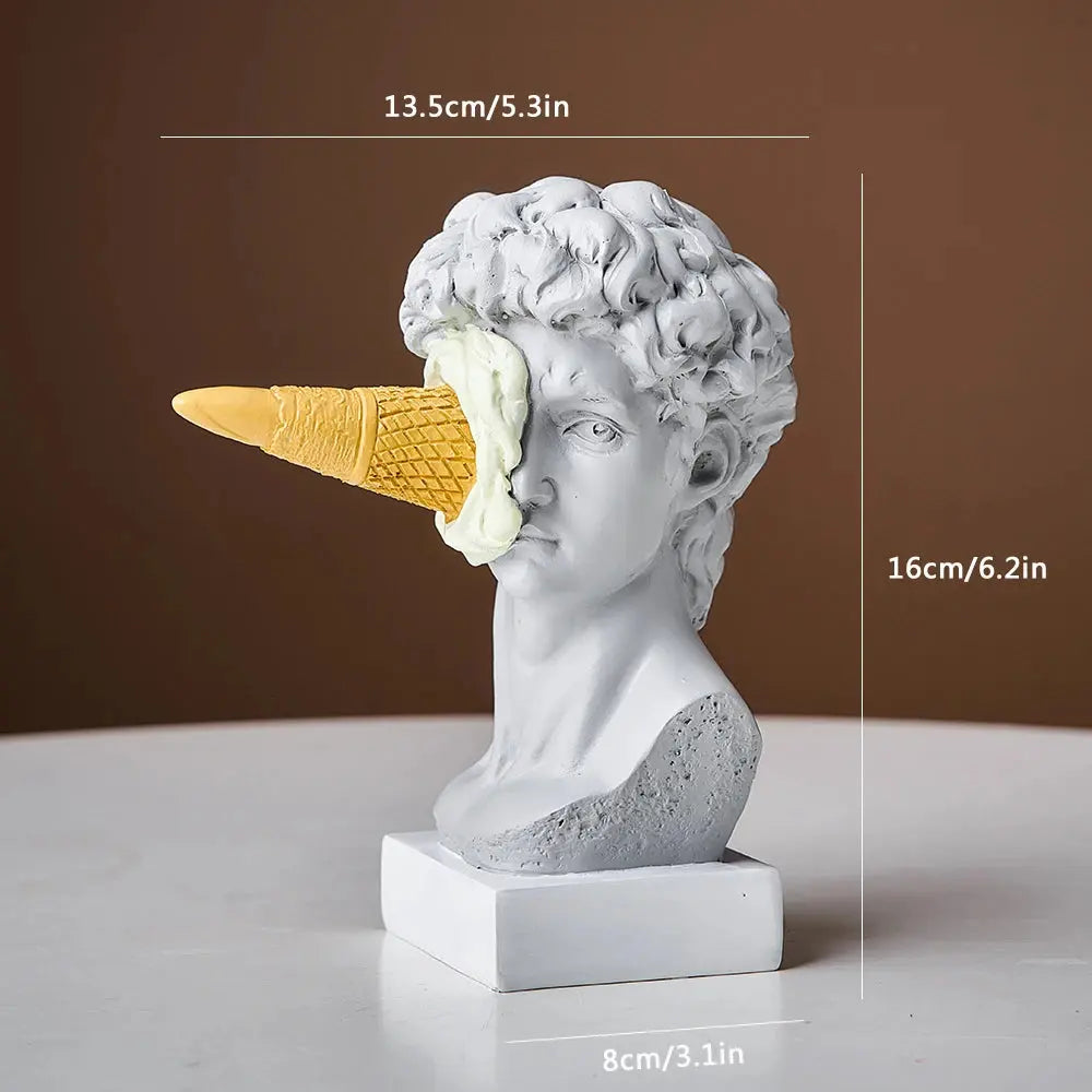 Skanto | David Statue Iskremutgave: Gourmet og Elegant Kunst