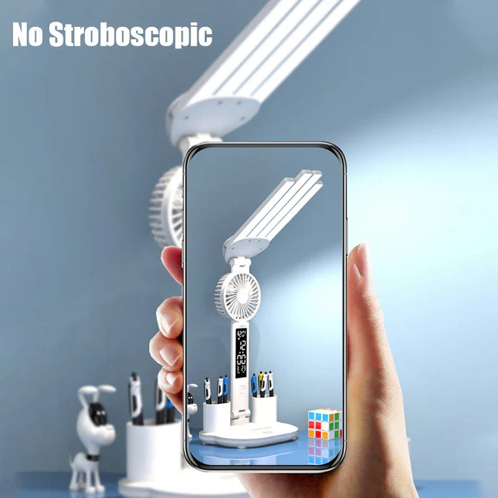 Multifunksjonell 3 i 1 Skrivebord LED Lampe | Skanto