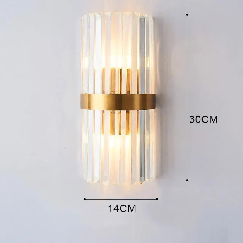 Garduru Elegant LED Vegglampe | Luksuriøs Gulldesign | Stilig Veg belysning