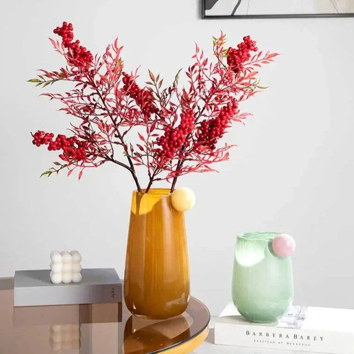 Globe Glass Chubby Vase | Skanto