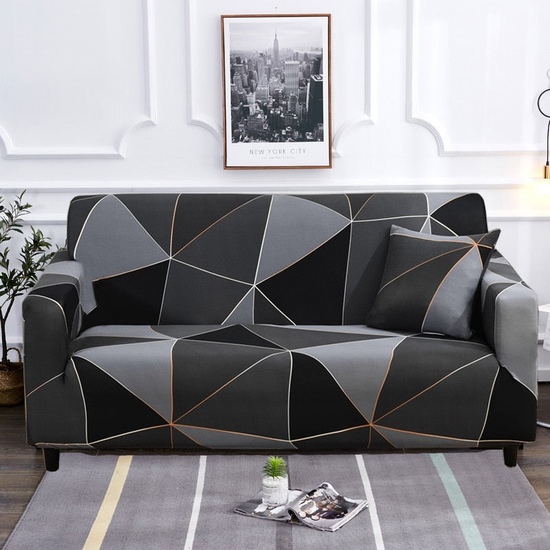 Moderne Skli-sikre Fargerik Elastisk Sofatrekk | Skanto
