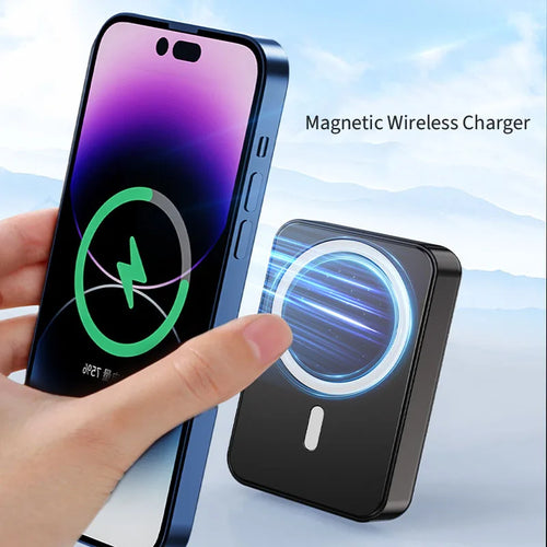 Skanto | Magnetisk Trådløs Power Bank med Stativ