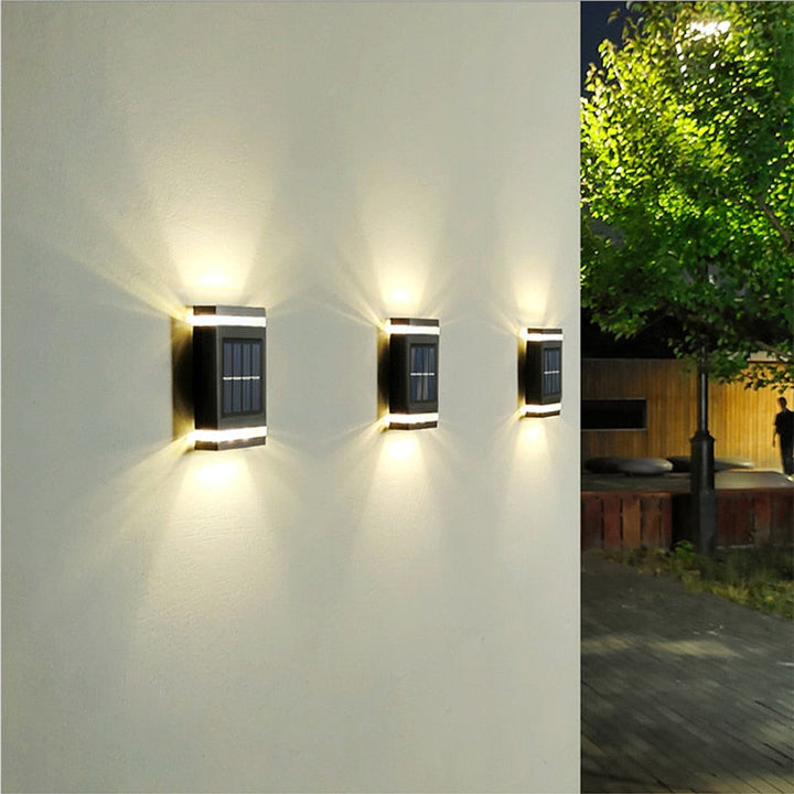 Skanto | BloomRay – Solarvegglampe for vakker hagebelysning