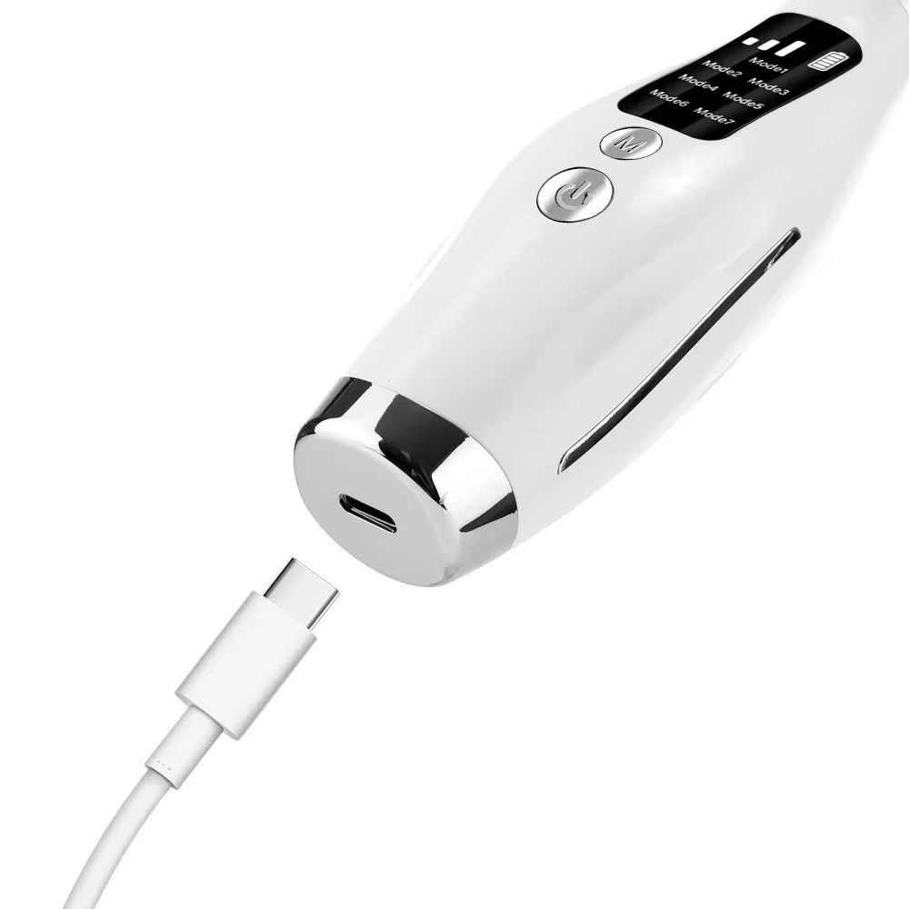 Nacken- og Gesichtsstraffungs-Massagegerät med LED-terapi og vibrasjon