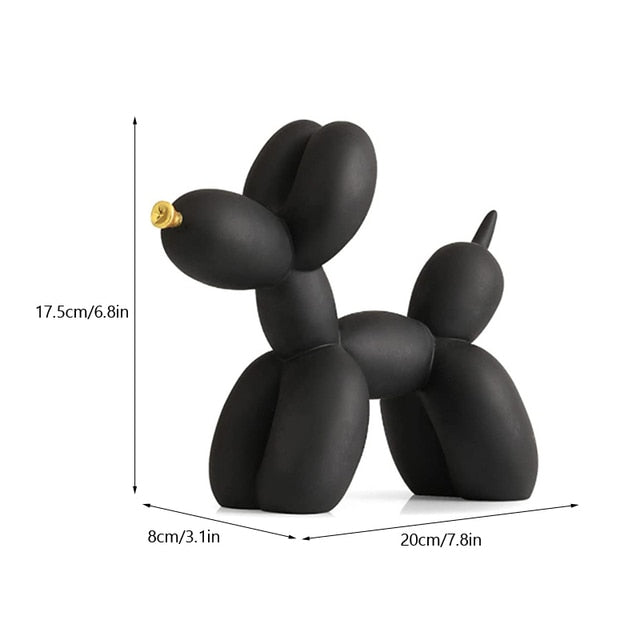 Skanto | Luksuriøs hjemmedekor, ballonghund dekorasjon, kontorbordtilbehør, dyre dekor, moderne populær kunst, nordiske statuer