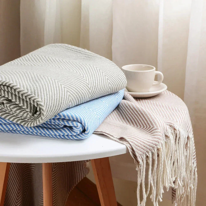 Skanto | Nordic Stripe Kaste Sofa Teppe
