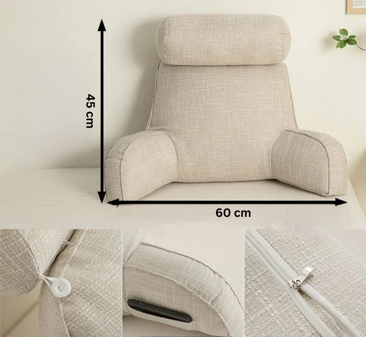 Skanto - Ergonomisk lumbalpute med armlener og nakkestøtte